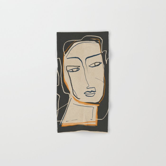 Abstract Face 63 Bath Towel Gallery Image 1