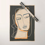 Abstract Face 63 Wrapping Paper Gallery Image 1