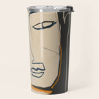 Abstract Face 63 Travel Mug Gallery Image 2