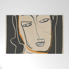 Abstract Face 63 Welcome Mat Gallery Image 1