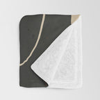 Abstract Face 63 Throw Blanket Gallery Image 3