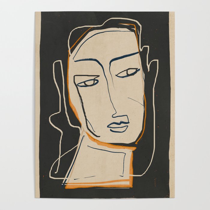 Abstract Face 63 Poster Gallery Image 1