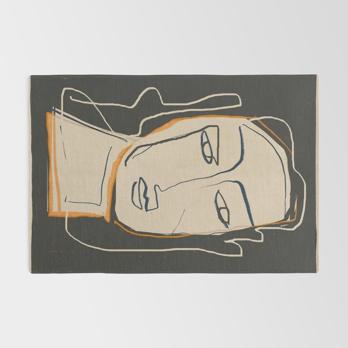 Abstract Face 63 Rug Gallery Image 2