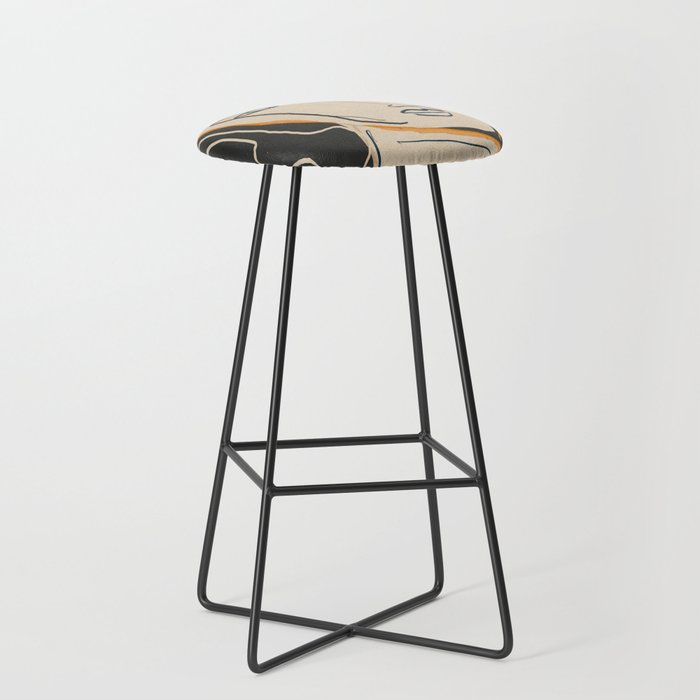 Abstract Face 63 Stool Gallery Image 1