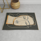 Abstract Face 63 Rug Gallery Image 1
