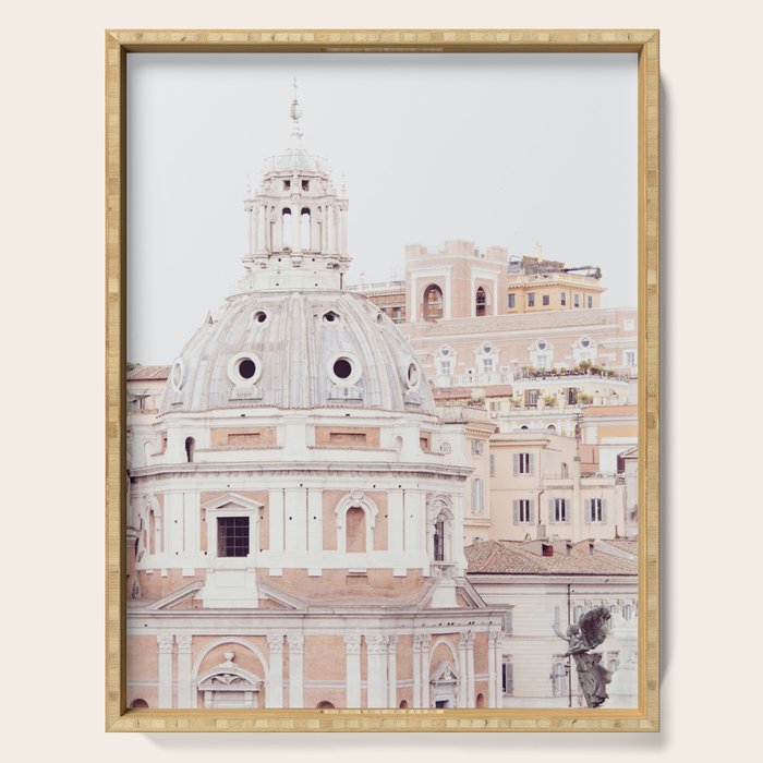 Pale Rome | Travel Photography Art Print | Architecture Serving Tray Gallery Image 1