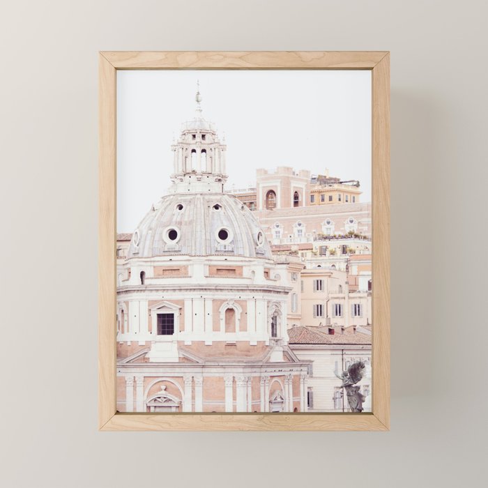 Pale Rome | Travel Photography Art Print | Architecture Mini Art Print Gallery Image 1