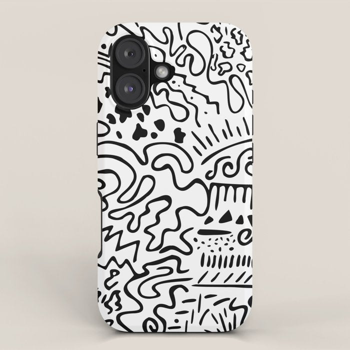 Doodle Art iPhone Case Gallery Image 1