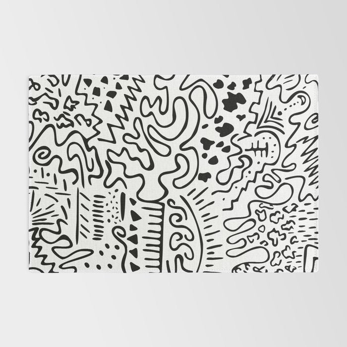 Doodle Art Rug Gallery Image 2