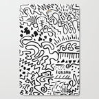Doodle Art Cutting Board Gallery Image 1