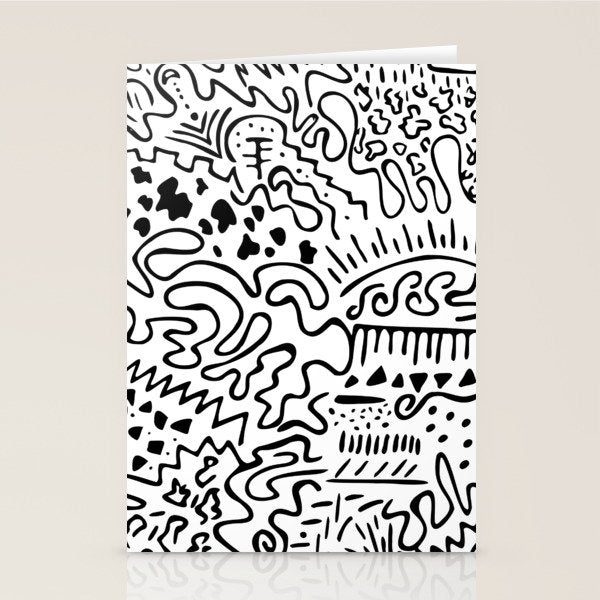Doodle Art Stationery Card Gallery Image 1