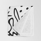 Doodle Art Throw Blanket Gallery Image 3