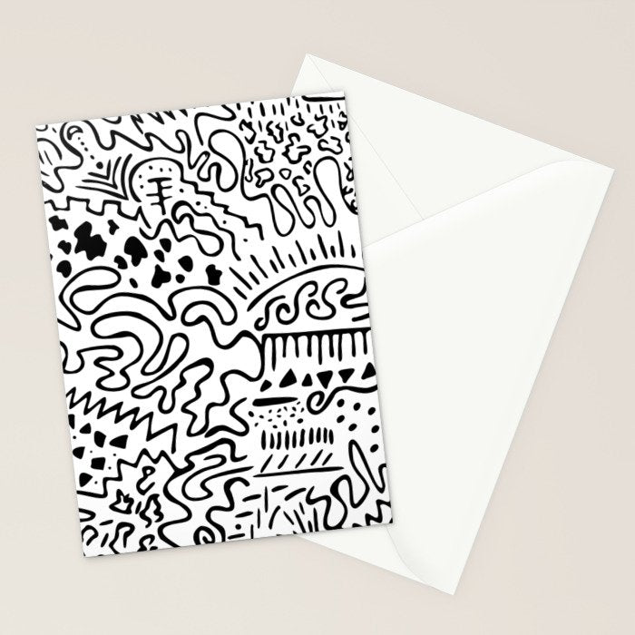 Doodle Art Stationery Card Gallery Image 2