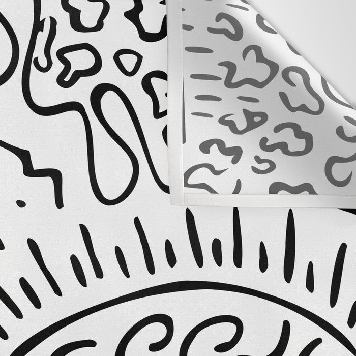 Doodle Art Wall Tapestry Gallery Image 3