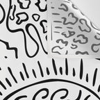 Doodle Art Wall Tapestry Gallery Image 3