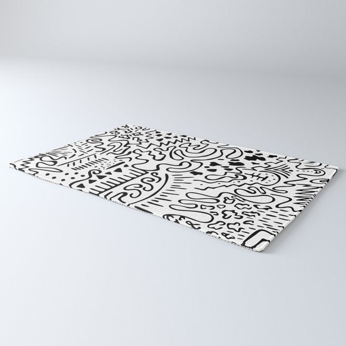 Doodle Art Rug Gallery Image 3