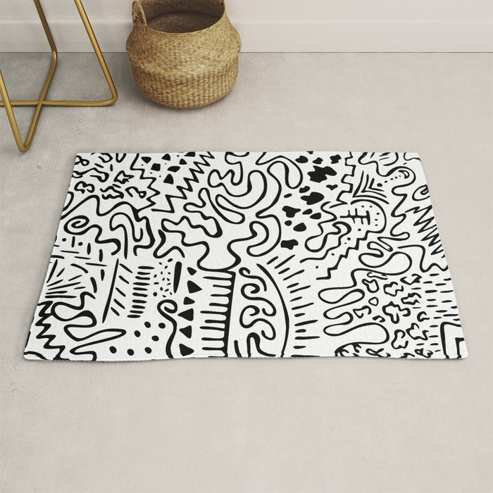 Doodle Art Rug Gallery Image 1