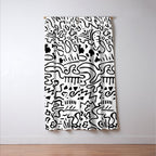 Doodle Art Window Curtain Gallery Image 3