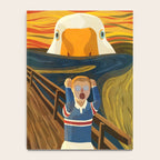 The Honk - The Scream Parody | Goose MEME Notebook Gallery Image 4