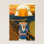 The Honk - The Scream Parody | Goose MEME Stationery Card Gallery Image 2