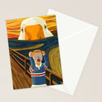 The Honk - The Scream Parody | Goose MEME Stationery Card Gallery Image 2