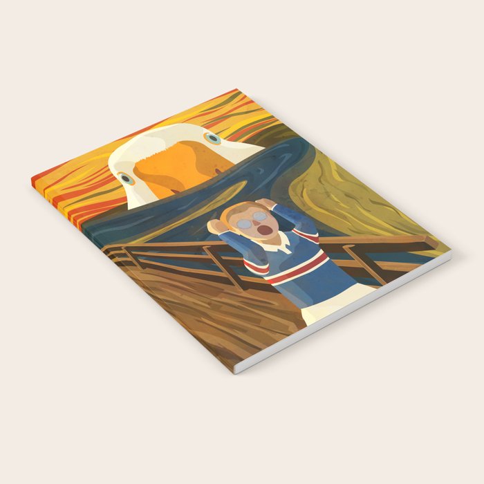 The Honk - The Scream Parody | Goose MEME Notebook Gallery Image 2