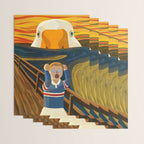The Honk - The Scream Parody | Goose MEME Wrapping Paper Gallery Image 3