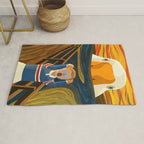 The Honk - The Scream Parody | Goose MEME Rug Gallery Image 1