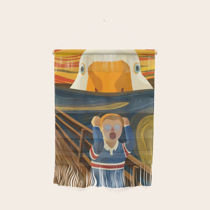 The Honk - The Scream Parody | Goose MEME Wall Hanging Gallery Image 1