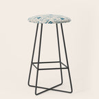 Mushroom Toile in Blue Stool Gallery Image 1