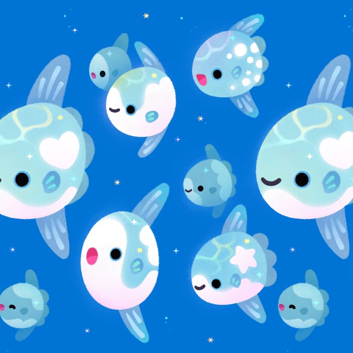 Swimming sunfish Coffee Mug Gallery Image 2