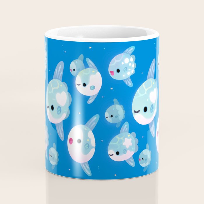 Swimming sunfish Coffee Mug Gallery Image 4