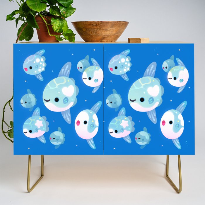 Swimming sunfish Credenza Gallery Image 1