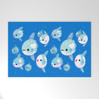 Swimming sunfish Welcome Mat Gallery Image 1
