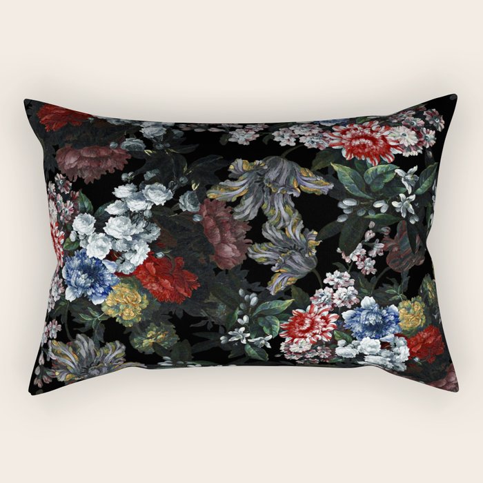Dark Garden Rectangular Pillow Gallery Image 1