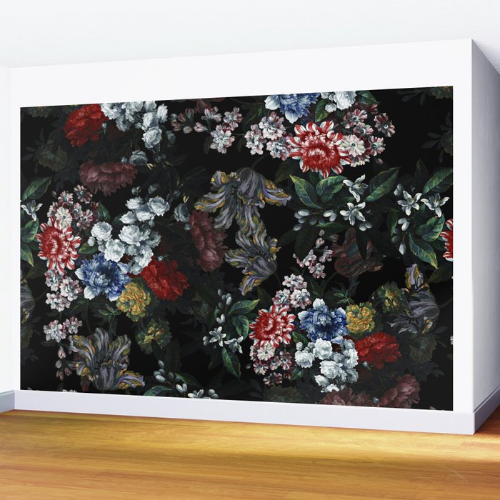 Dark Garden Wall Mural Gallery Image 2