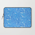 Winter Berries & Pine Branches in Blue Laptop Sleeve Gallery Image 1