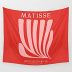Coral Leaf: Paper Cutouts Matisse Edition Wall Tapestry Gallery Image 4