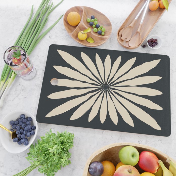 Star Leaf: Noir Cutting Board Gallery Image 2