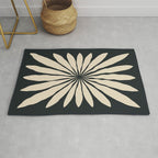Star Leaf: Noir Rug Gallery Image 1