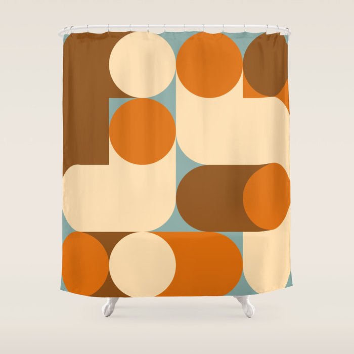 Retro 17A Shower Curtain Gallery Image 1