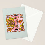 Libra Groovy Boot Stationery Card Gallery Image 2