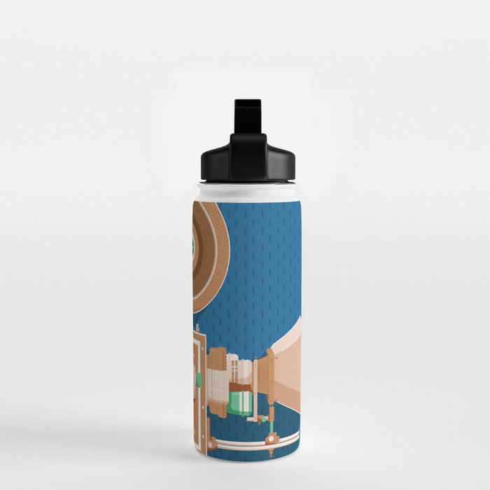 Cine Blue Lens Water Bottle Gallery Image 2