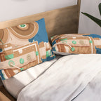 Cine Blue Lens Pillow Sham Gallery Image 2