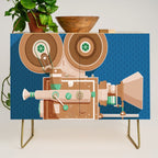Cine Blue Lens Credenza Gallery Image 1