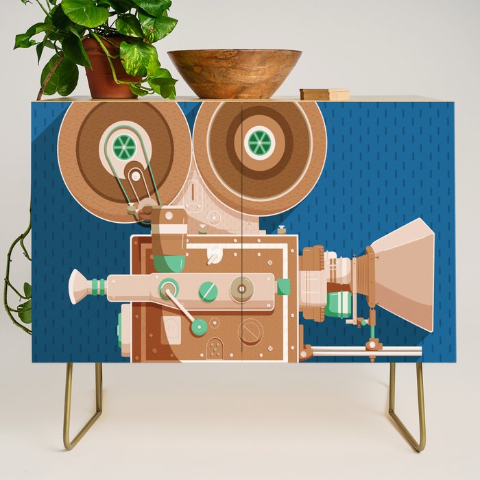 Cine Blue Lens Credenza Gallery Image 1