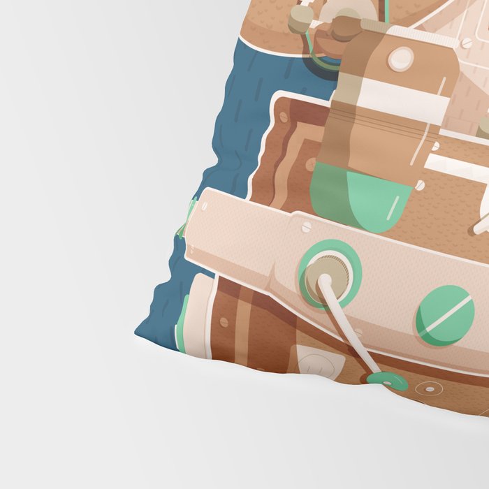 Cine Blue Lens Pillow Sham Gallery Image 4