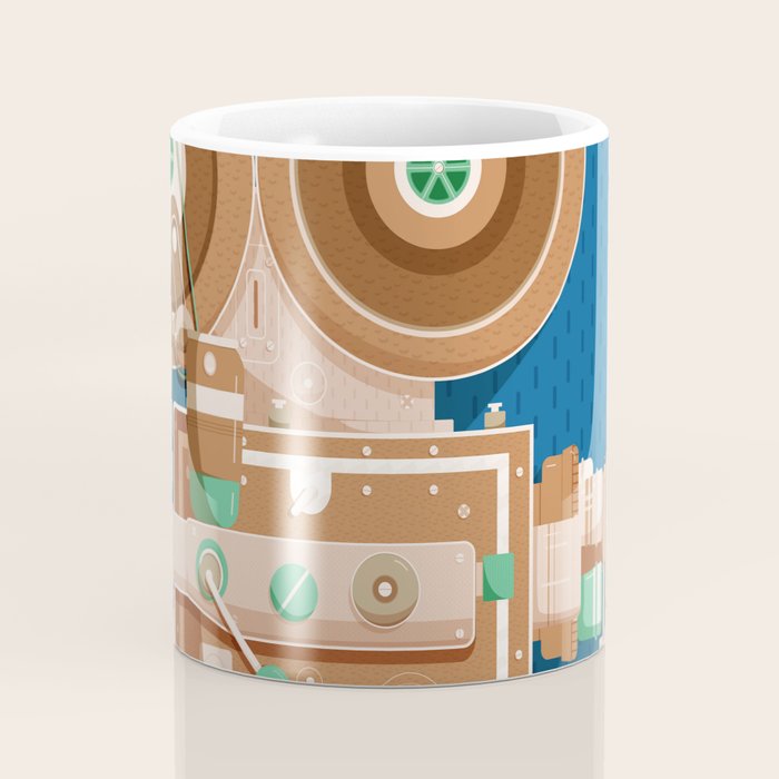 Cine Blue Lens Coffee Mug Gallery Image 4