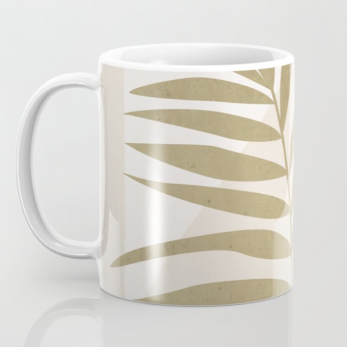 Tropical Leaf- Abstract Art 9 Coffee Mug Gallery Image 3