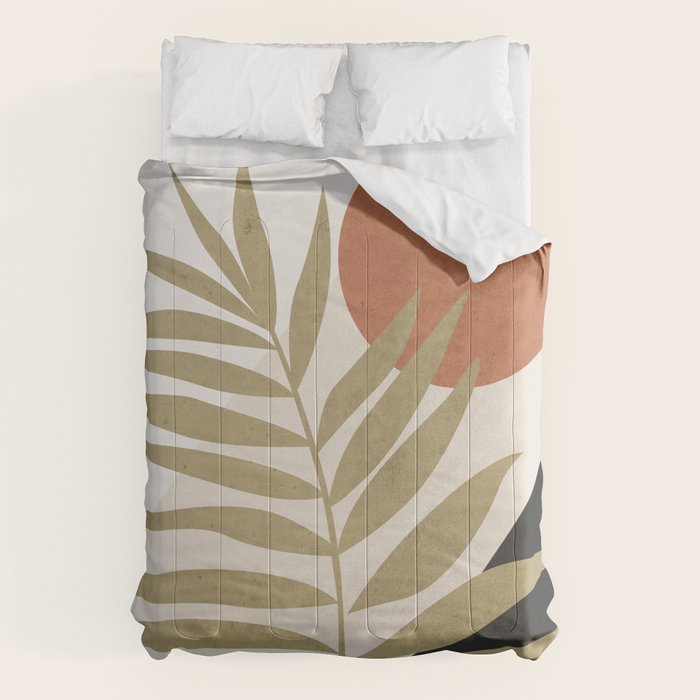 Tropical Leaf- Abstract Art 9 Comforter Gallery Image 6
